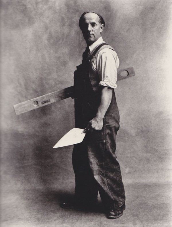 Irving Penn, "Bricklayer," 1950