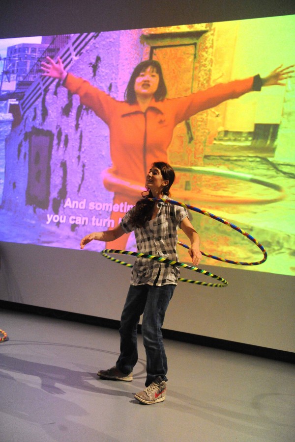 Christian Jankowski's "Rooftop Routine" (2007), photo by Alastair Muir, courtesy of Hayward Gallery