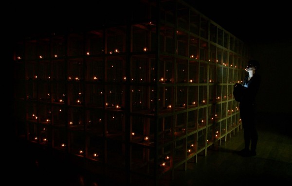 Mona Hatoum, Current Disturbance, 1996. Photo: Geoff Craddick/PA/Whitechapel Gallery