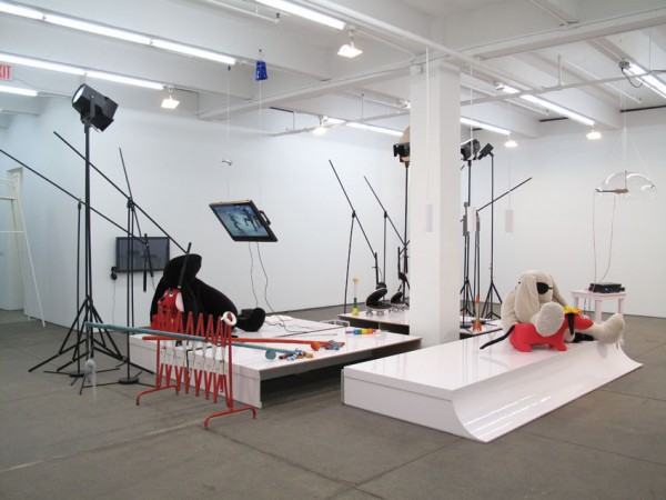 Cosima von Bonin and Moritz von Oswald, The Juxtaposition of Nothings, Installation View.