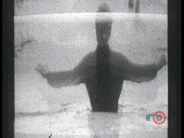 Michael Morgner-- M. Crosses the lake at Gallenthin; 1981