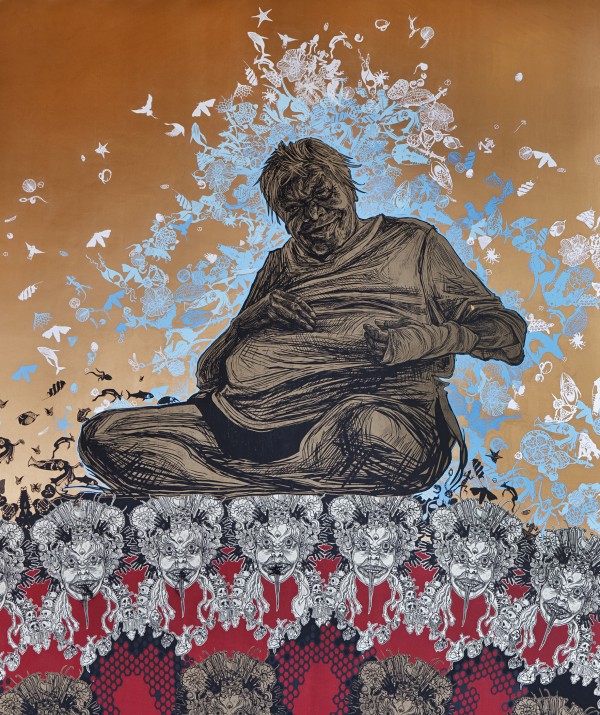 Swoon, Anthropocene Extinction (detail), 2011, Courtesy of the artist, Photo: John Kennard