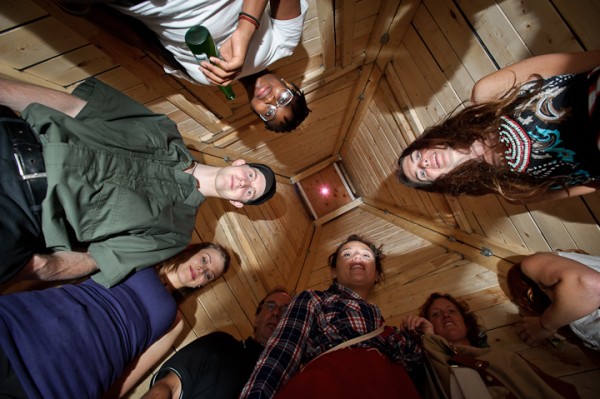 James Gauvreau, Really Long Lake (interior), wood and video, courtesy 99 Gallery