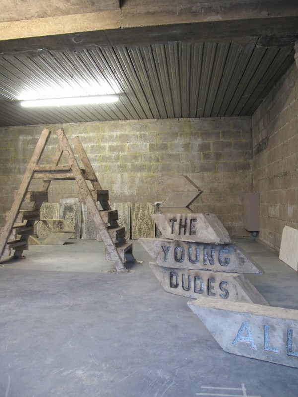 Neal Beggs' Open Studio Day; image courtesy of It's Our Playground