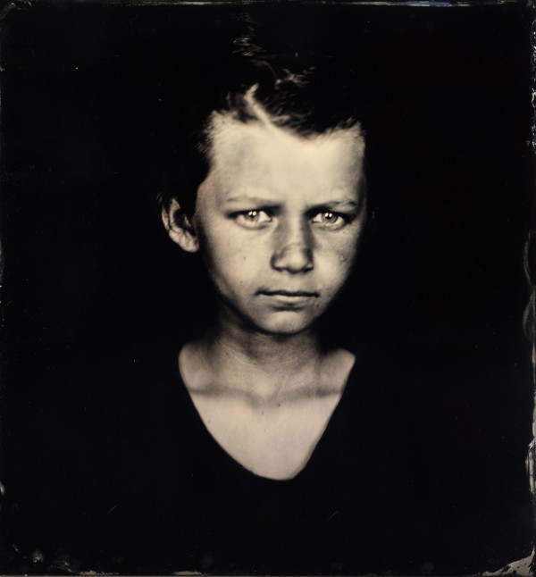 Matthias Olmeta, Louis, 2011, Ambrotype, 33x31 cm, unique, courtesy of galerie du jour agnes b.