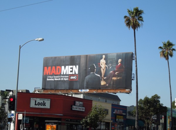 Mad Men Season 5 Billboard in West Hollywood. Courtesy DailyBillboard.blogspot