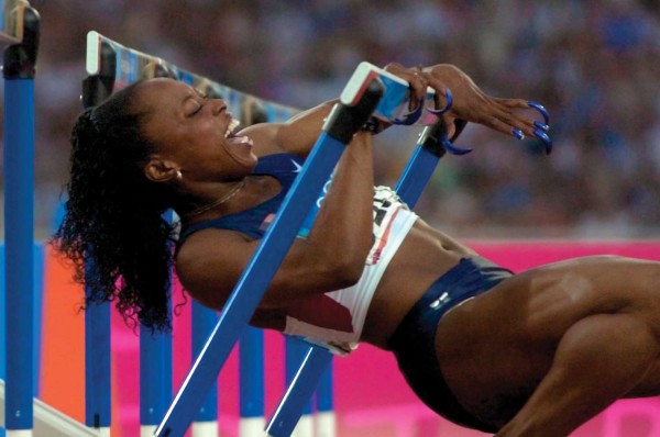 Gail Devers in Athens