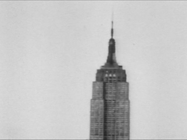 Sturtevant, Warhol Empire State (2012), video projection, image courtesy of the artist