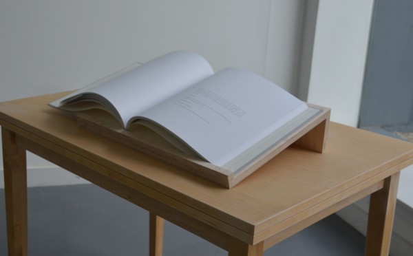 Judy Spark, Listening in the gap, Bound, printed text. Image copyright and courtesy of artist.
