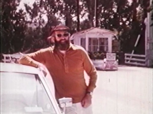 Still from "Reyner Banham Loves Los Angeles," 1972.