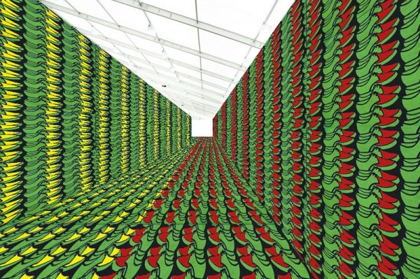 Thomas Bayrle, Sloping Loafers/Smooth, 2012. Photo courtesy of Frieze.