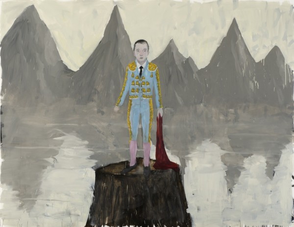 The Guest, 2012, oil and wax on canvas, 92 x 118 inches. Courtesy of L.A. Louver