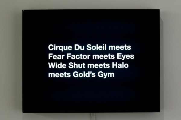 Tony Discenza, Teaser #3, 2010. Lightbox with Duratrans, 30 x 40 inches