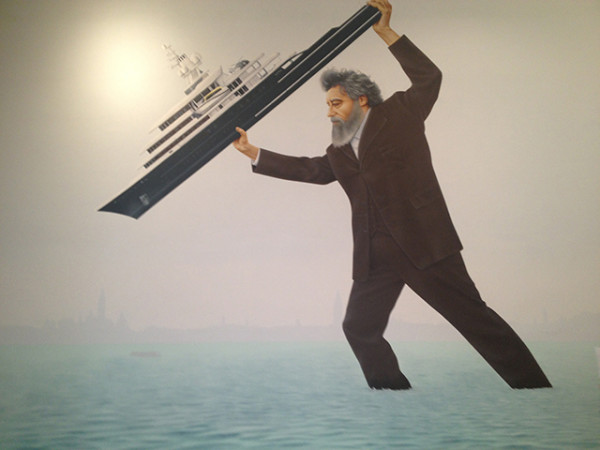 Jeremy Deller. We Sit Starving Amidst our Gold, British Pavilion 2013. Photo by the author.