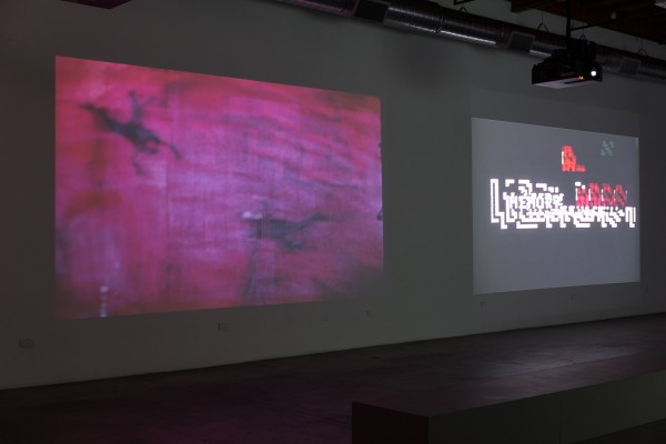 Stan VanDerBeek: Poemfield at The Box, Los Angeles (installation view). Courtesy of the Estate of Stan VanDerBeek and The Box, LA. Photo: Fredrik Nilsen.