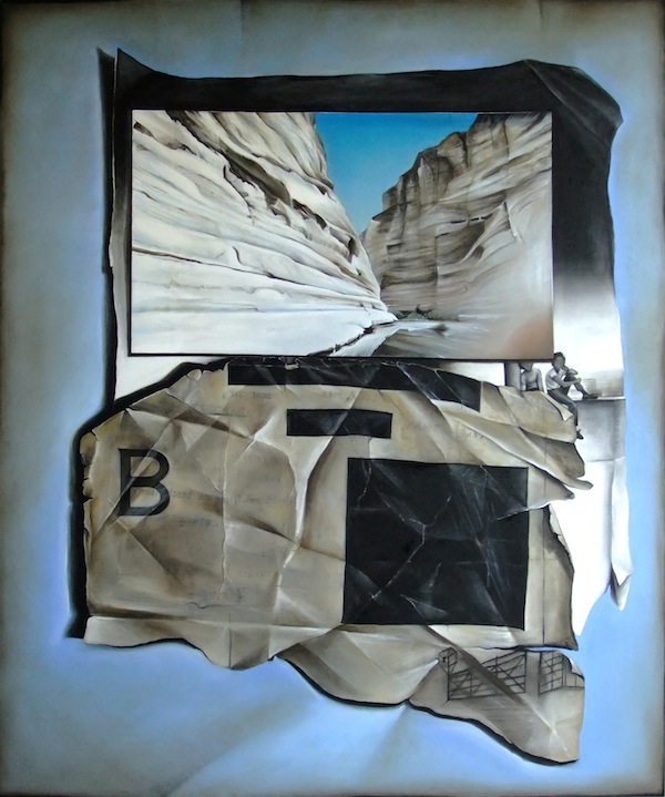 Dene Leigh. Paradise, 2014; oil on linen; 57 x 68 inches. Courtesy of the artist.