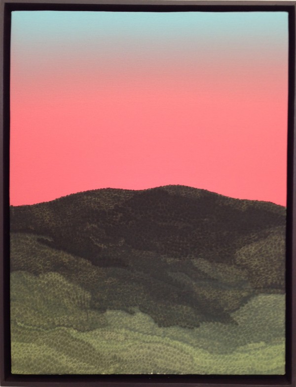 Jake Longstreth. Particulate Matter #3, 2014, oil on canvas, 17 x 13”. Courtesy of the Artist.