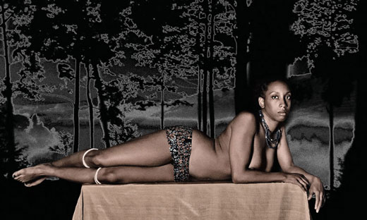 Ayana V. Jackson. What will you tell them about me? / Do you feel pain?, 2013; archival pigment print; edition of 6 and 3 artist proofs; 39 x 65.6 in.