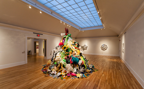 Andrea Fraser. Installation View of Um Monumento às Fantasias Descartadas (A Monument to Discarded Fantasies), 2003; at Newcomb Art Gallery for Prospect.3: Notes for Now, a Project of Prospect New Orleans, October 25, 2014 - January 25, 2015. Courtesy of the artist, Photo © Scott McCrossen/ FIVE65 Design