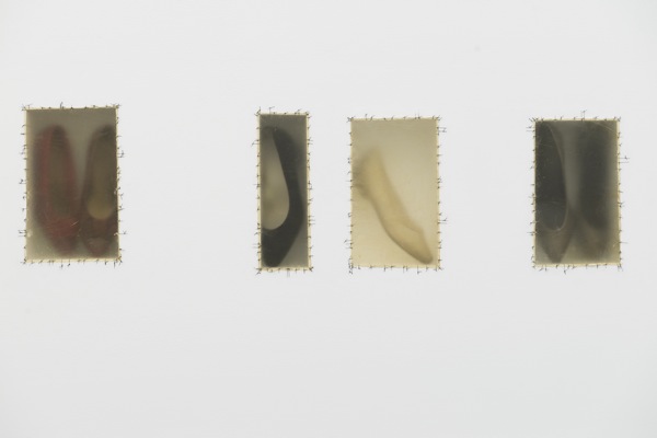 Doris Salcedo, Atrabiliarios (detail), 1992-2004. Installation view, Doris Salcedo, MCA Chicago. San Francisco Museum of Modern Art, Accessions Committee Fund purchase:gift of Carla Emil and Rich Silverstein, Patricia and Raoul Kennedy, Elaine McKeon, Lisa and John Miller, Chara Schreyer and Gordon Freund, and Robin Wright. Photo: Nathan Keay, © MCA Chicago.