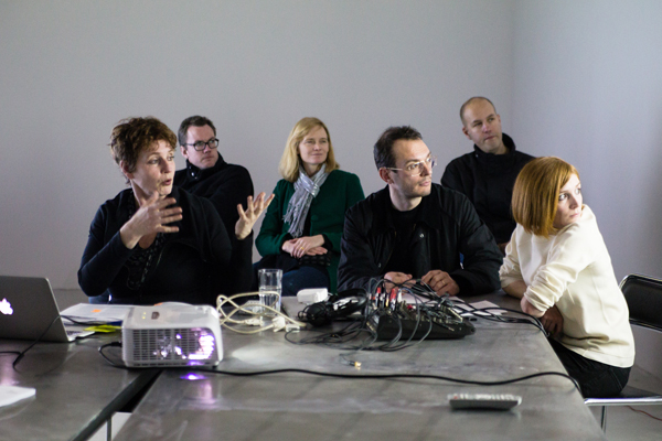 Awst & Walther. Ground Control: An interdisciplinary forum, 2015, installation view; PSM Gallery, Berlin. Courtesy of the Artists and PSM Gallery, Berlin. Photo: André Wunstorf.