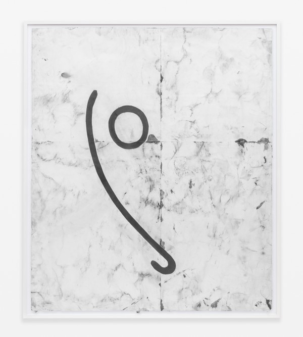 Tony Lewis. Automatic, 2015; Pencil, graphite powder and tape on paper; 83 3/4 x 71 1/2 in. Courtesy of the Artist; Shane Campbell Gallery, Chicago; Massimo De Carlo, London/Milan, and Jessica Silverman Gallery, San Francisco.