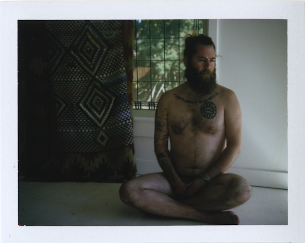 Ellen Lesperance. At The Turkish Bath (Joe as John Perreault), 2015; unique color Polaroid mounted on Sintra; 3 3/8 x 4 1/2 in. Courtesy of the Artist and Adams and Ollman.