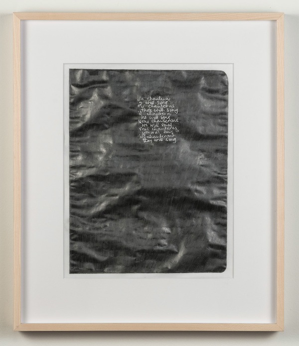 Ellen Lesperance. We Will Sing, 2015; graphite on vellum; 8 x 10 in. Courtesy of the Artist and Adams and Ollman. Photo: Mario Gallucci.