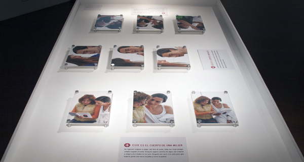 Antimemorias: enmiendas públicas, 2011; installation view, Lorena Wolffer Expuestas: registros públicos, 2015. Courtesy of Lorena Wolffer and Museo de Arte Moderno. Photo: Jorge Gomez del Campo.