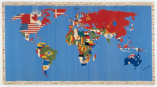 Mappa, 1989
Embroidery
46 3/4 x 86 3/4 inches (118.7 x 220.3 cm)