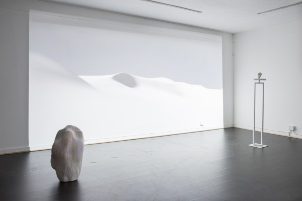 Rhonda Holberton, Knights of the Sky, Digital video projection, 3:24 (looping), Edition 1/1, 2015. Courtesy of City Limits Gallery.