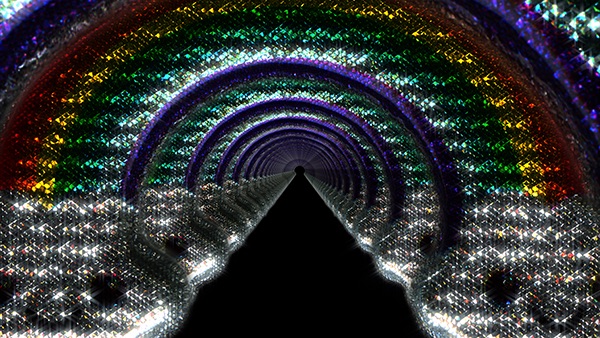 Jonas Holmer. Endless Rainbows (video still), 2012; looping video installation. Courtesy of the Artist.