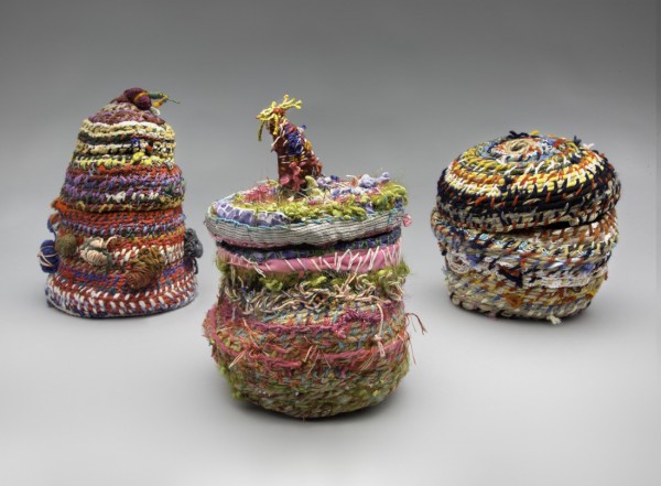 Susan Wise. Baskets, 2015; mixed media; variable dimensions. Courtesy of the Artist and NIAD Art Center, Oakland.