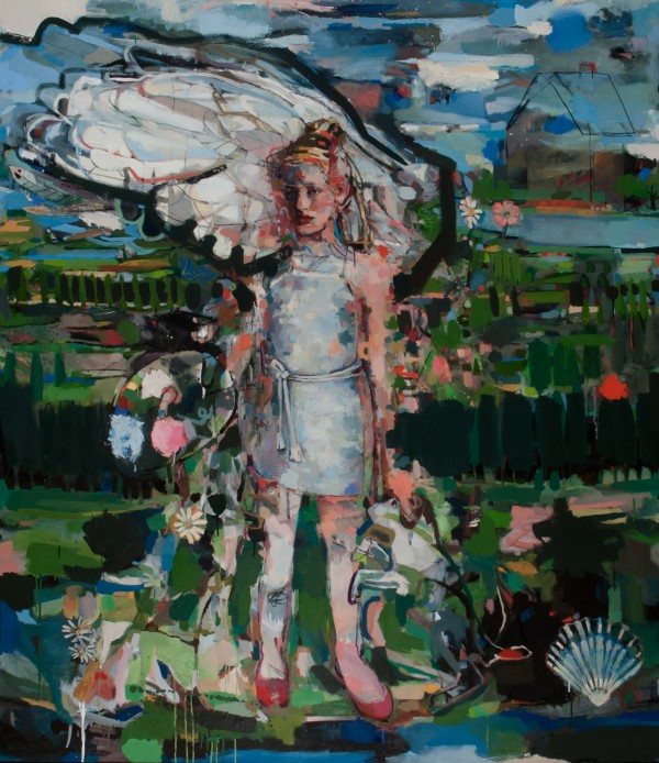 Devorah Jacoby Painter. 
oil on canvas, 72 x 60. Courtesy of Seager/ Gray Gallery