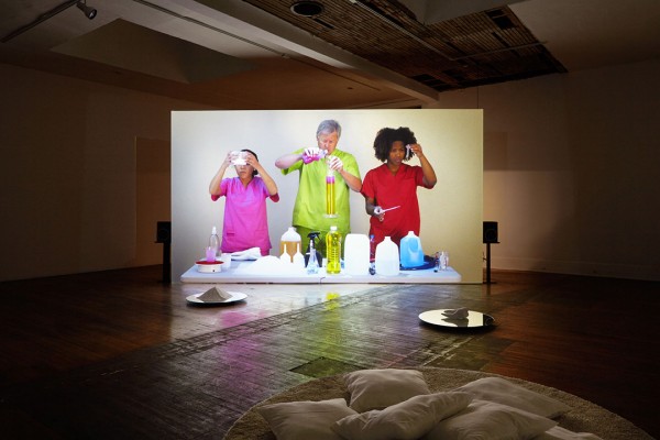 Danielle Dean. Hexafluorosilicic, 2015; installation view at Commonwealth & Council, Los Angeles. Courtesy of the artist.