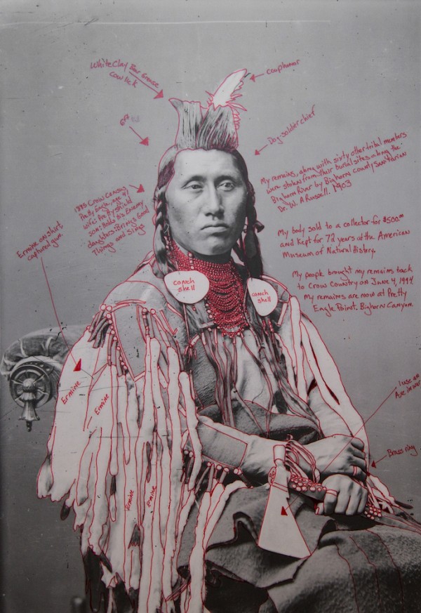 Wendy Red Star. Pretty Eagle, 2014; Artist-manipulated digitally reproduced photograph by C.M. (Charles Milton) Bell, National Anthropological Archives, Smithsonian Institution.