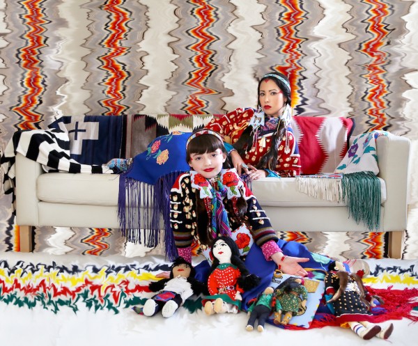 Beatrice Red Star Fletcher and Wendy Red Star. Apsáalooke Feminist #3, 2016. Press image. Courtesy of the Artist.