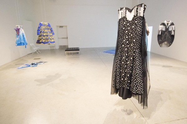 Wendy Red Star. Installation view of Alterations, 2016; Courtesy of the Artist and the Miller Gallery at Linfield College.
